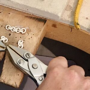 jewellery crafting on improvers course at BENCHspace silversmithing jewellery school