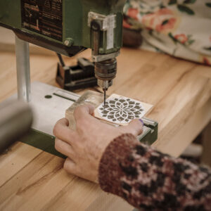 Ring making drill used at BENCHspace silversmithing jewellery school