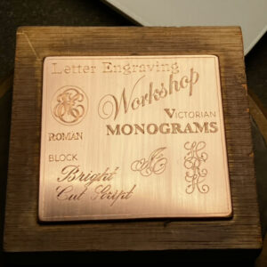 Hand Engraving for Lettering with John Cook (2 days)
