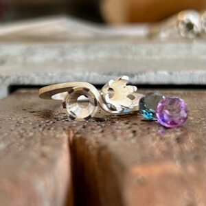 Masterclass - Crossover Coronet Ring with Marlies White